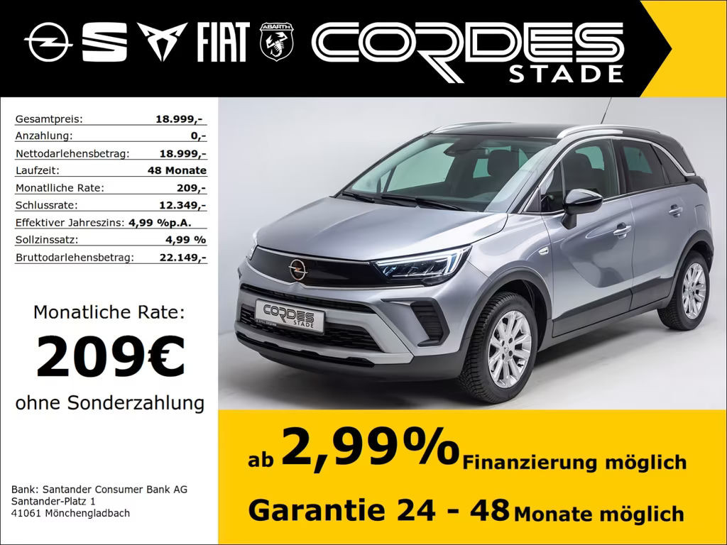 Opel Crossland 2022 Benzine