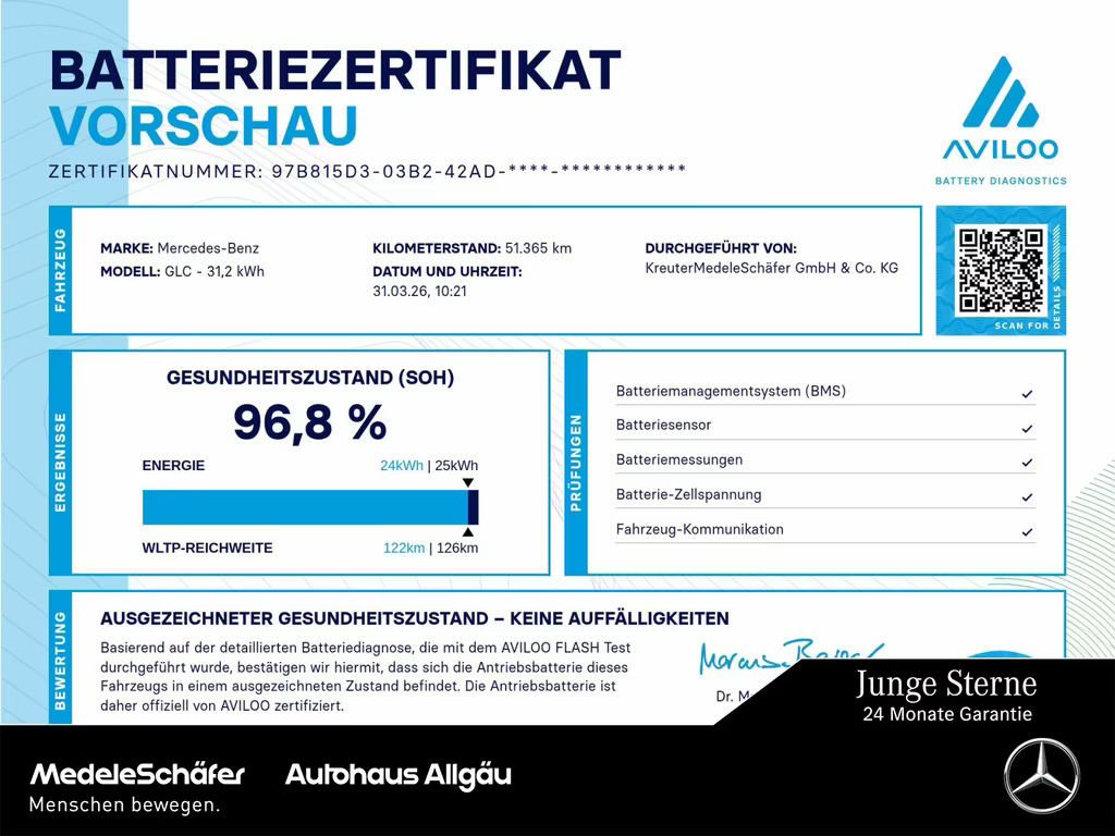 Mercedes-Benz GLC-Klasse 2024 Hybride Benzine
