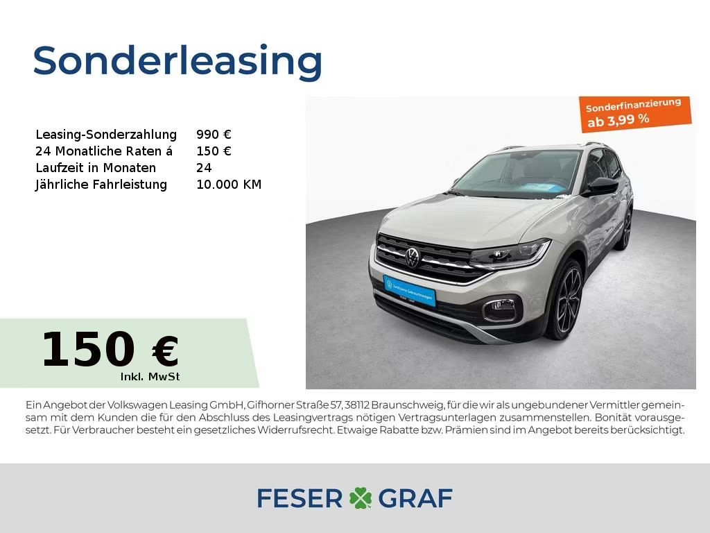 Volkswagen T-Cross 2022 Benzine