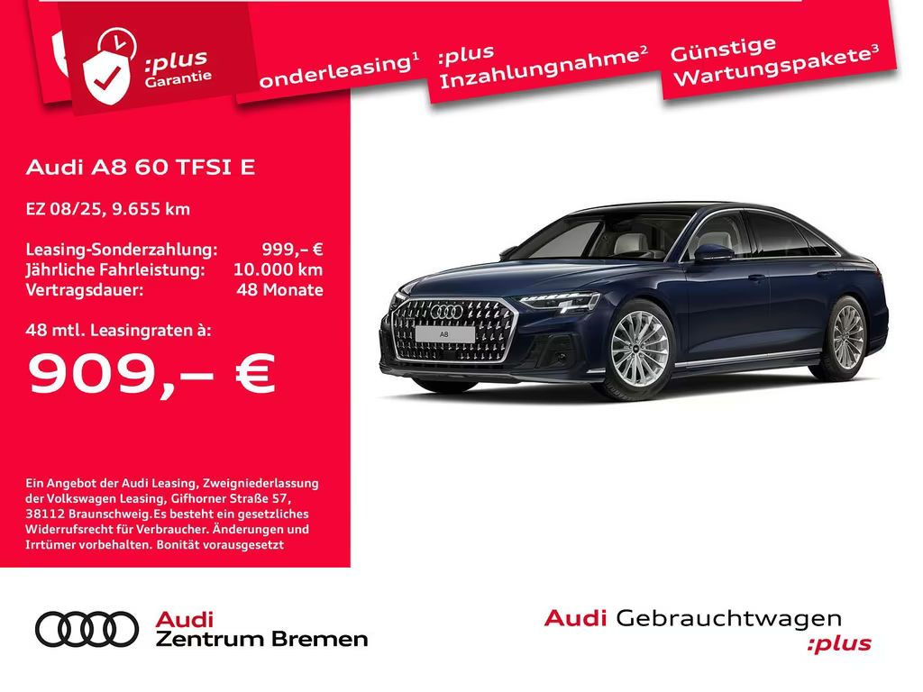 Audi A8 2025 Hybride Benzine