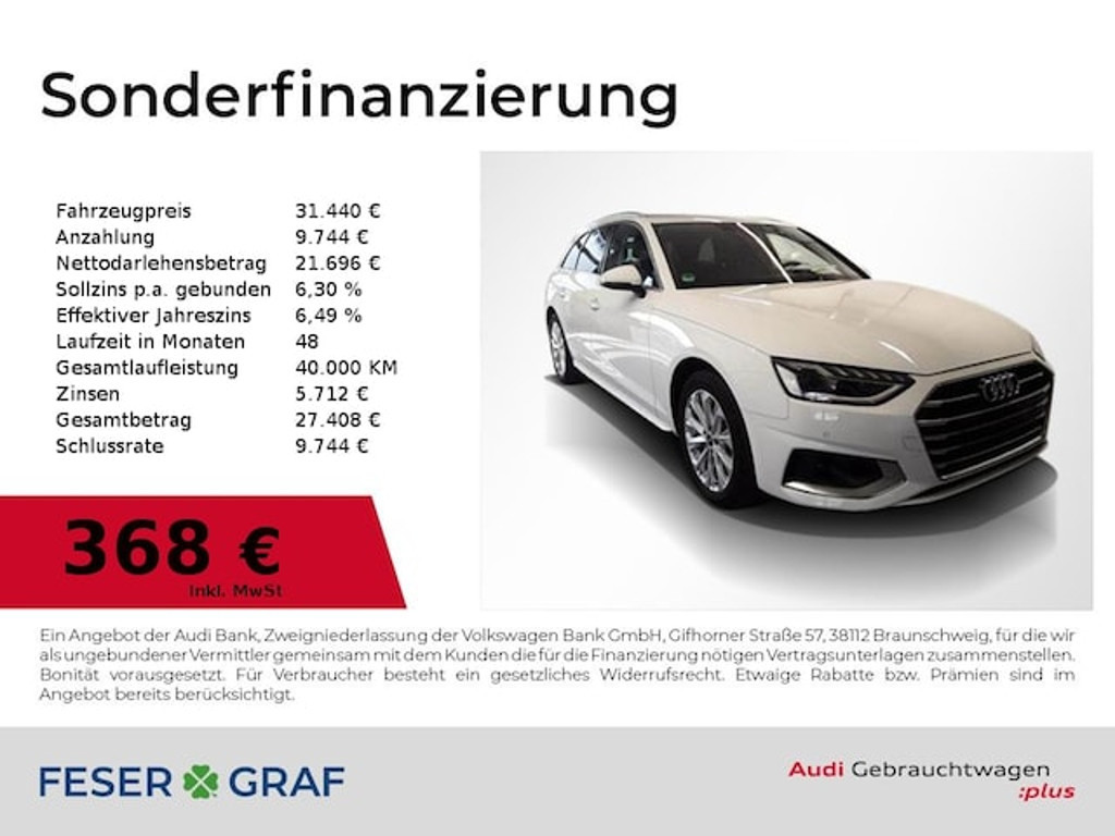 Audi A4 2023 Benzine