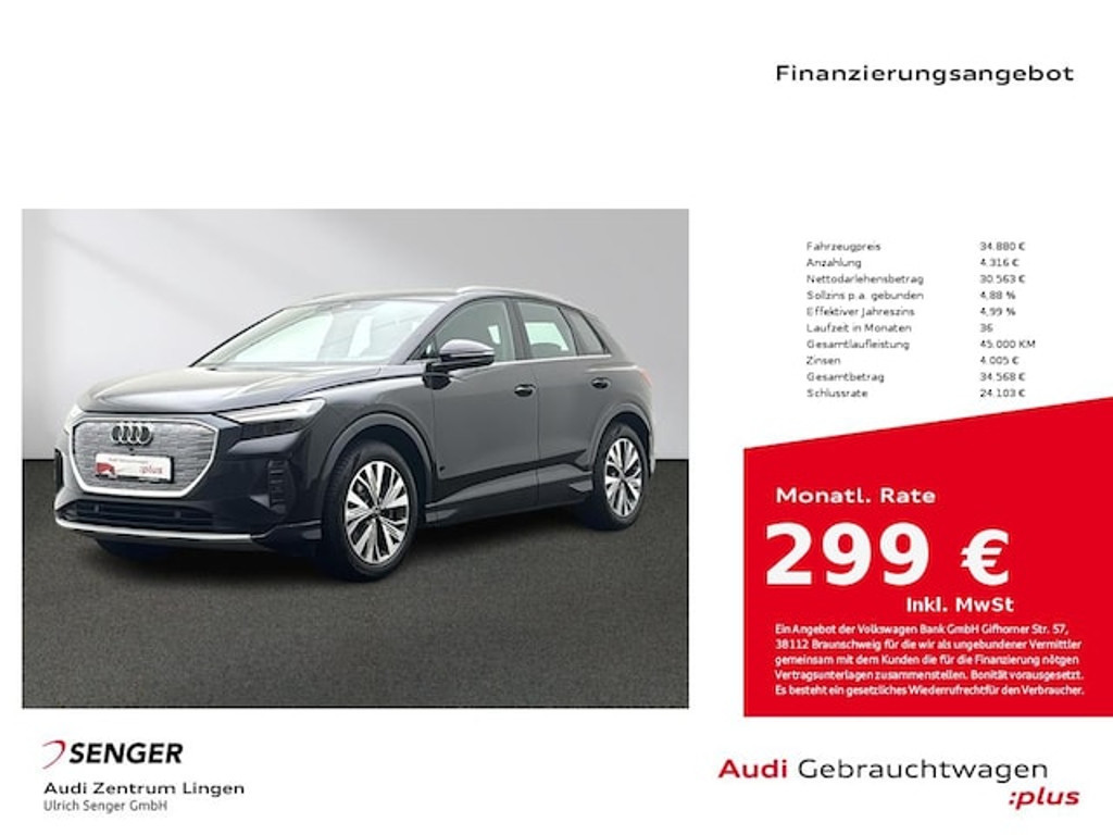 Audi Q4 e-tron 2023 Elektrisch