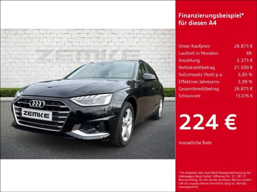 Audi A4 2022 Benzine