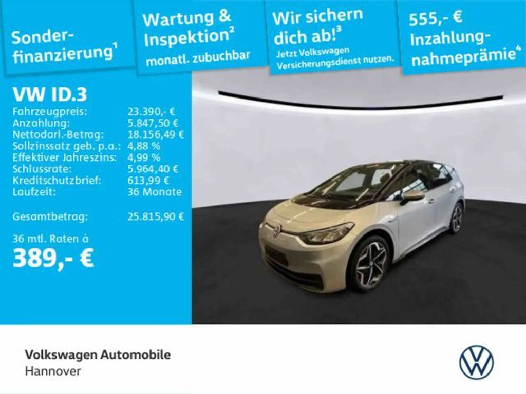Volkswagen ID.3 2023 Elektrisch