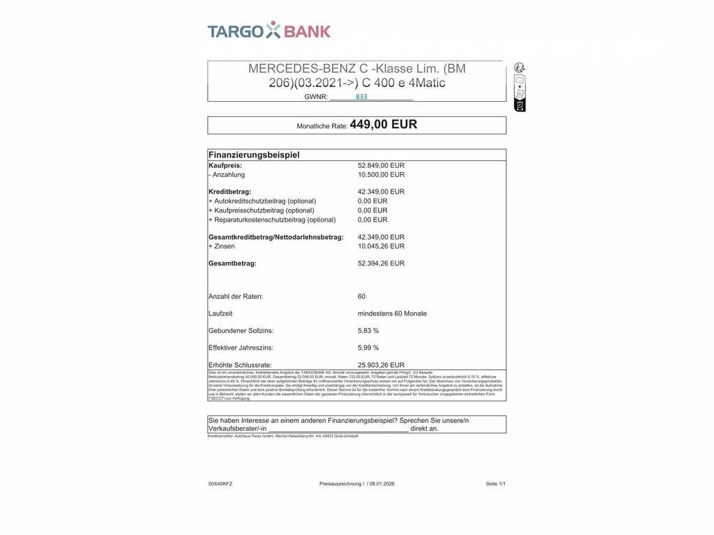 Mercedes-Benz C-Klasse