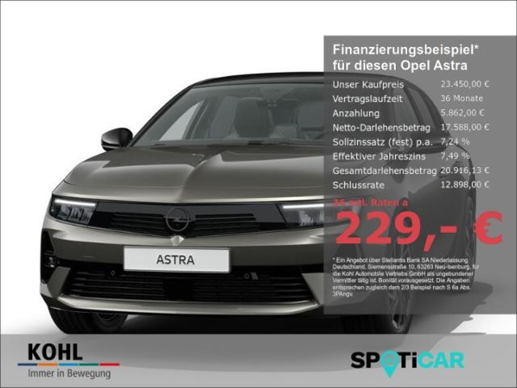 Opel Astra 2024 Benzine