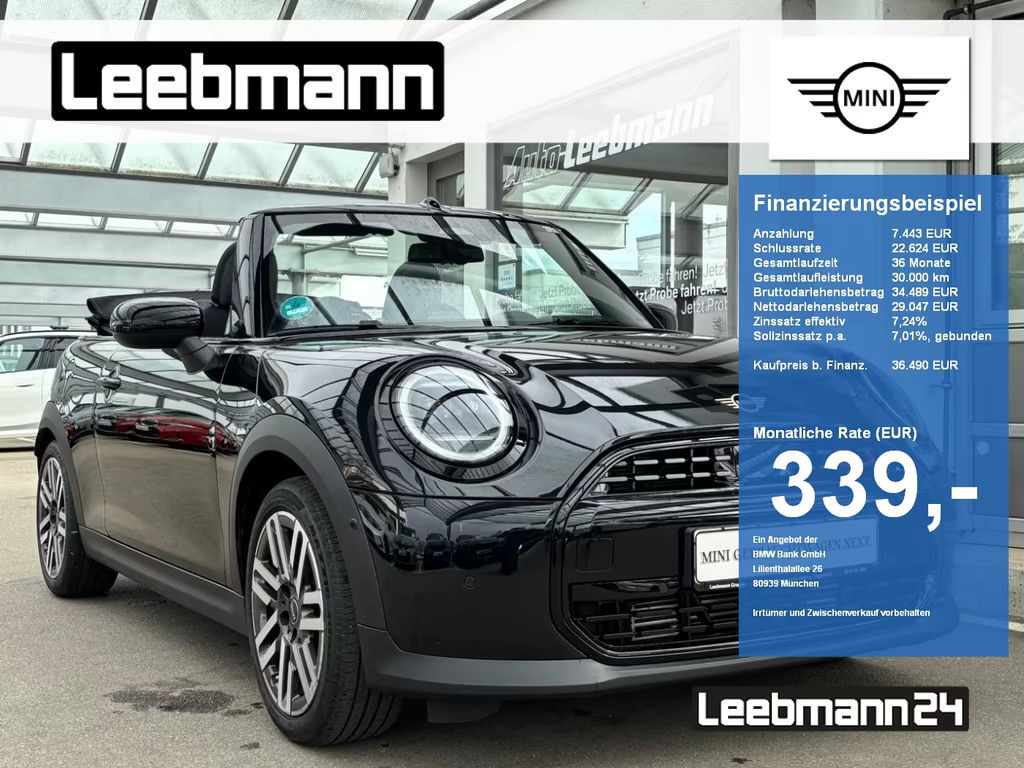 Mini Cooper S Cabrio 2025 Benzine