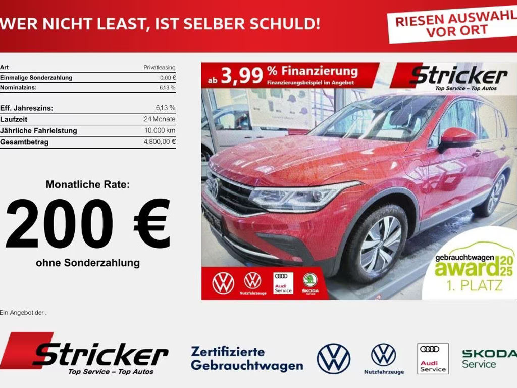 Volkswagen Tiguan 2022 Hybride Benzine