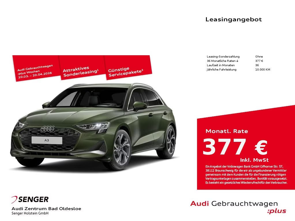 Audi A3 2025 Benzine