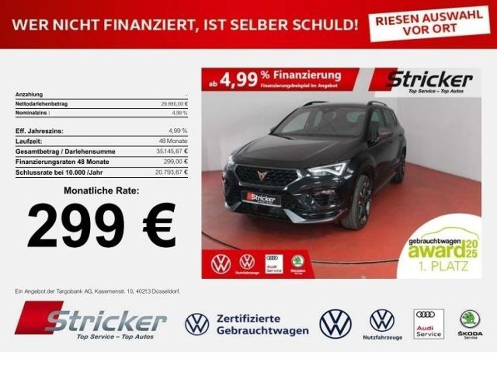 Cupra Ateca 2025 Benzine