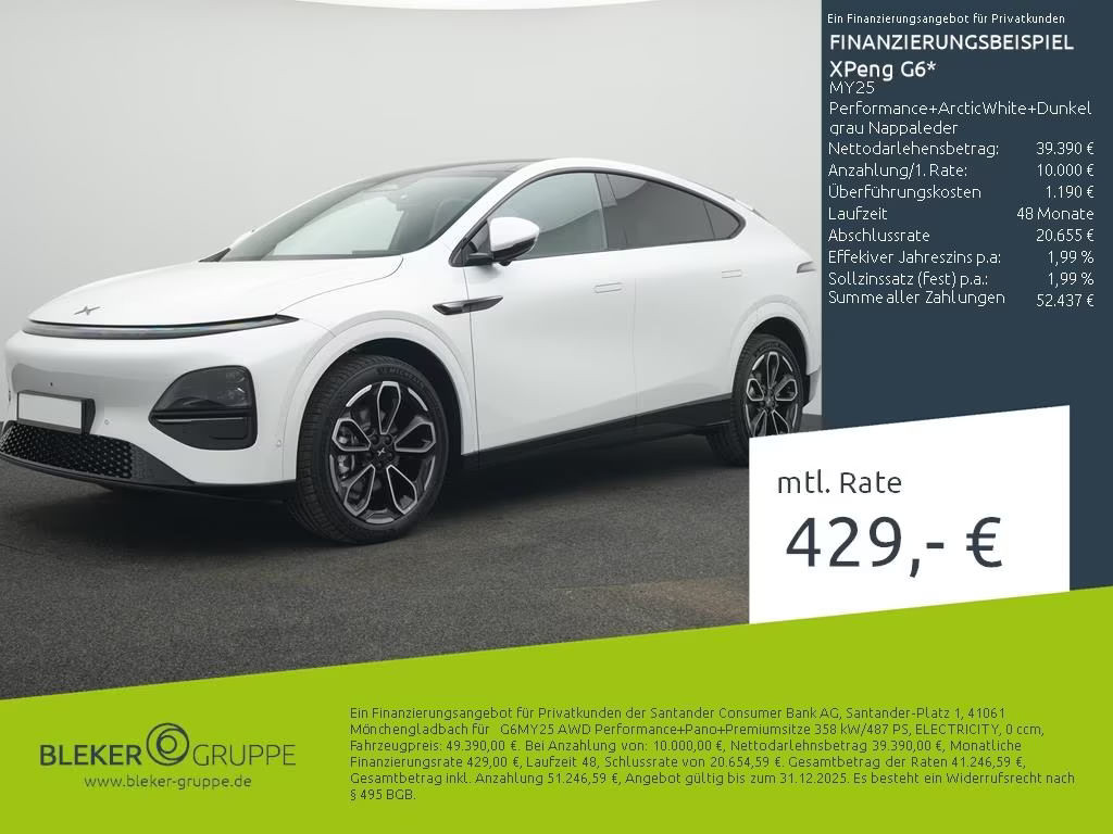 Xpeng G6 2026 Elektrisch