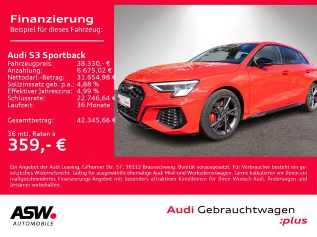 Audi S3 2023 Benzine