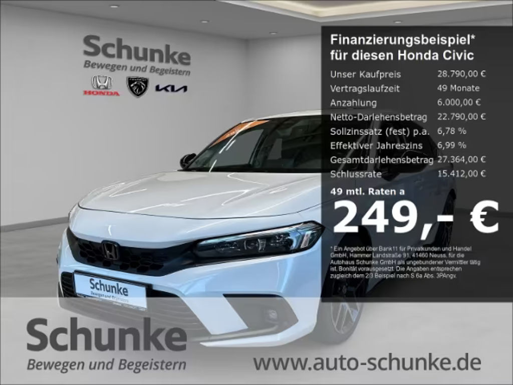 Honda Civic 2022 Hybride Benzine