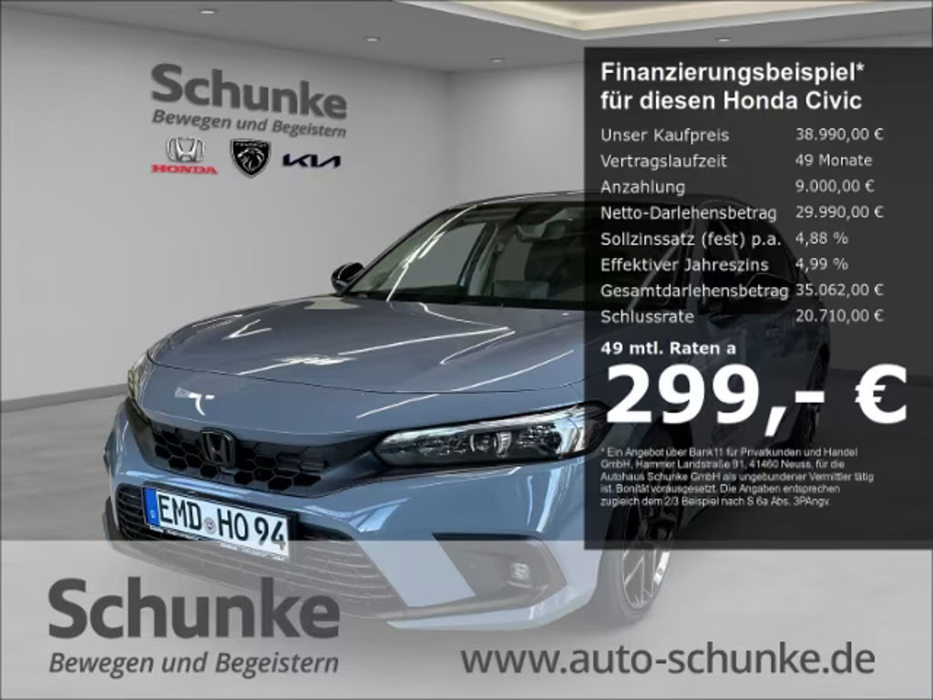 Honda Civic 2025 Hybride Benzine