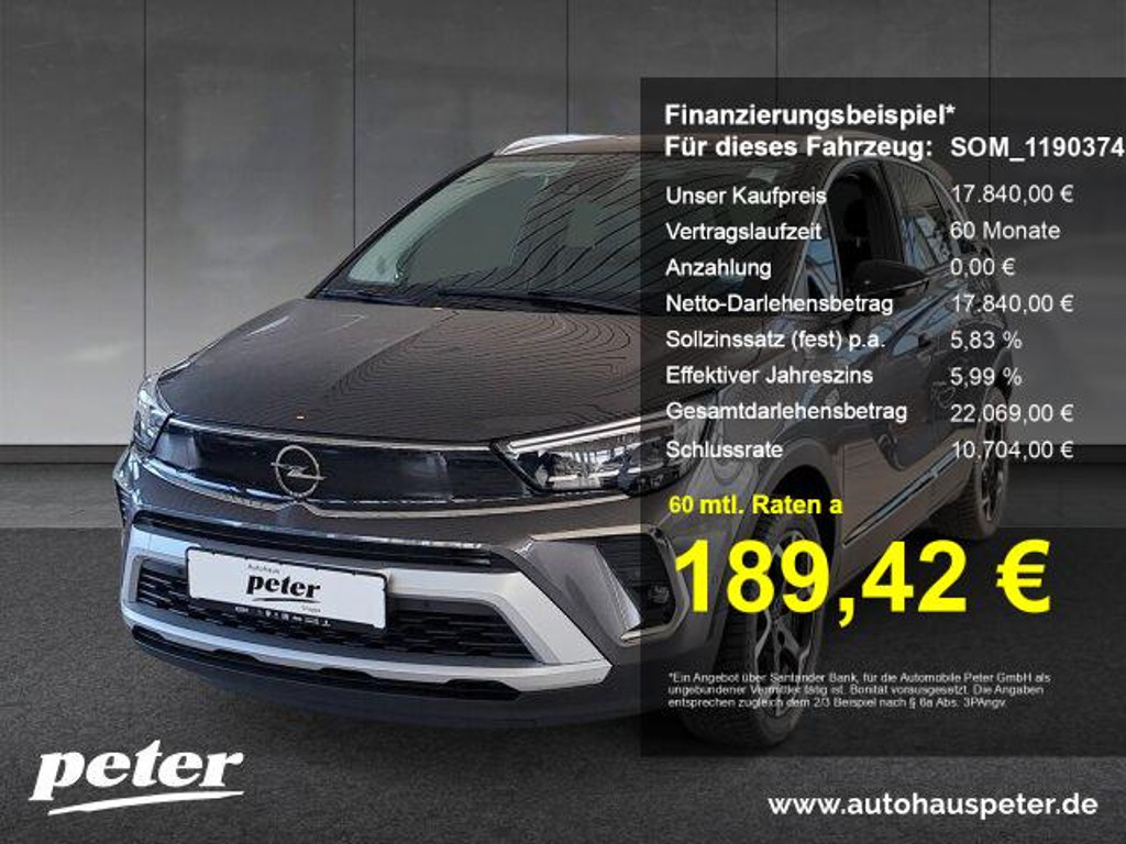 Opel Crossland 2022 Benzine