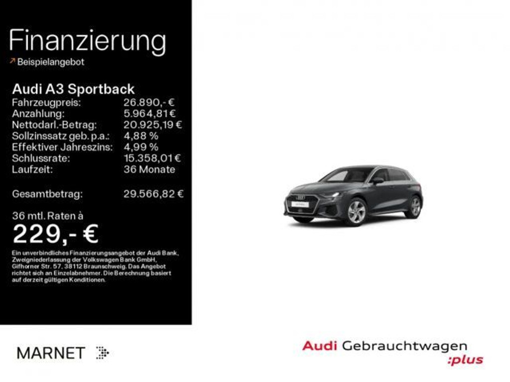 Audi A3 2023 Hybride Benzine