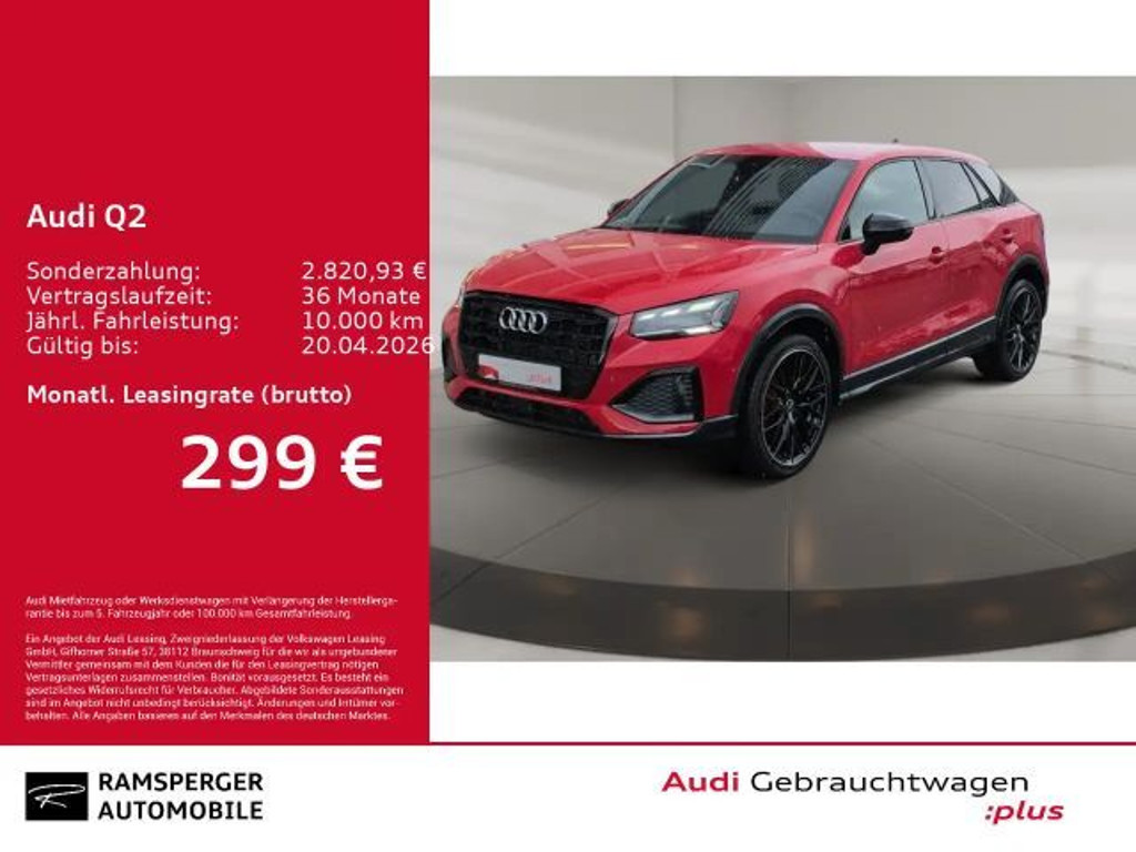 Audi Q2 2025 Benzine