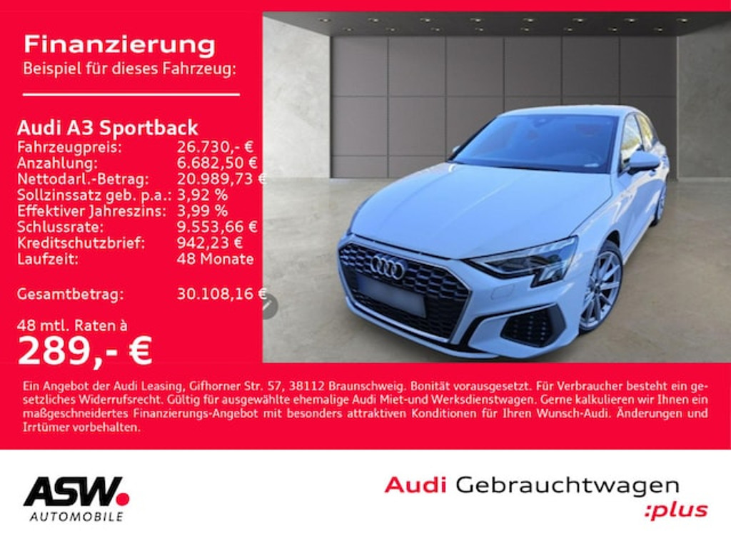 Audi A3 2022 Benzine