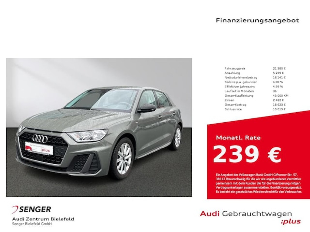 Audi A1 2023 Benzine