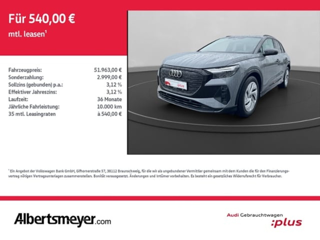 Audi Q4 e-tron 2025 Elektrisch