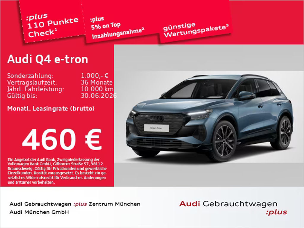 Audi Q4 e-tron 2025 Elektrisch