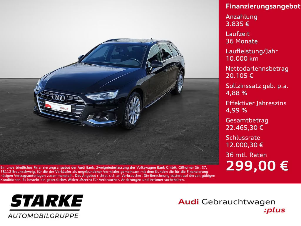 Audi A4 2022 Benzine