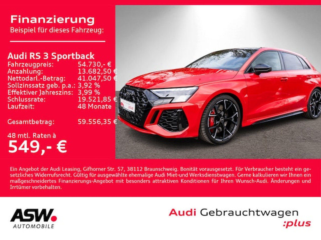 Audi RS3 2022 Benzine