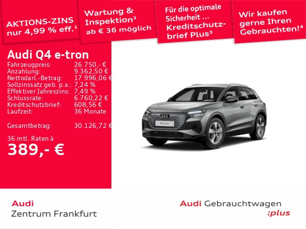 Audi Q4 e-tron 2023 Elektrisch