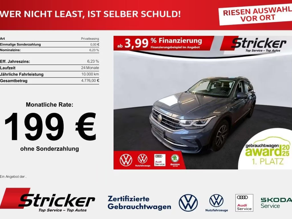 Volkswagen Tiguan 2022 Hybride Benzine