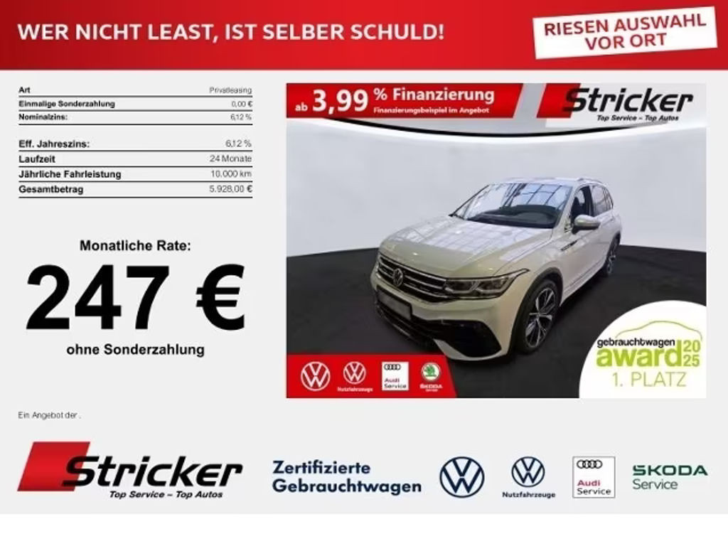 Volkswagen Tiguan 2022 Benzine