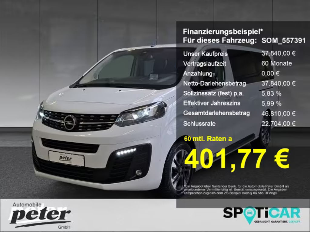 Opel Zafira Life 2022 Diesel