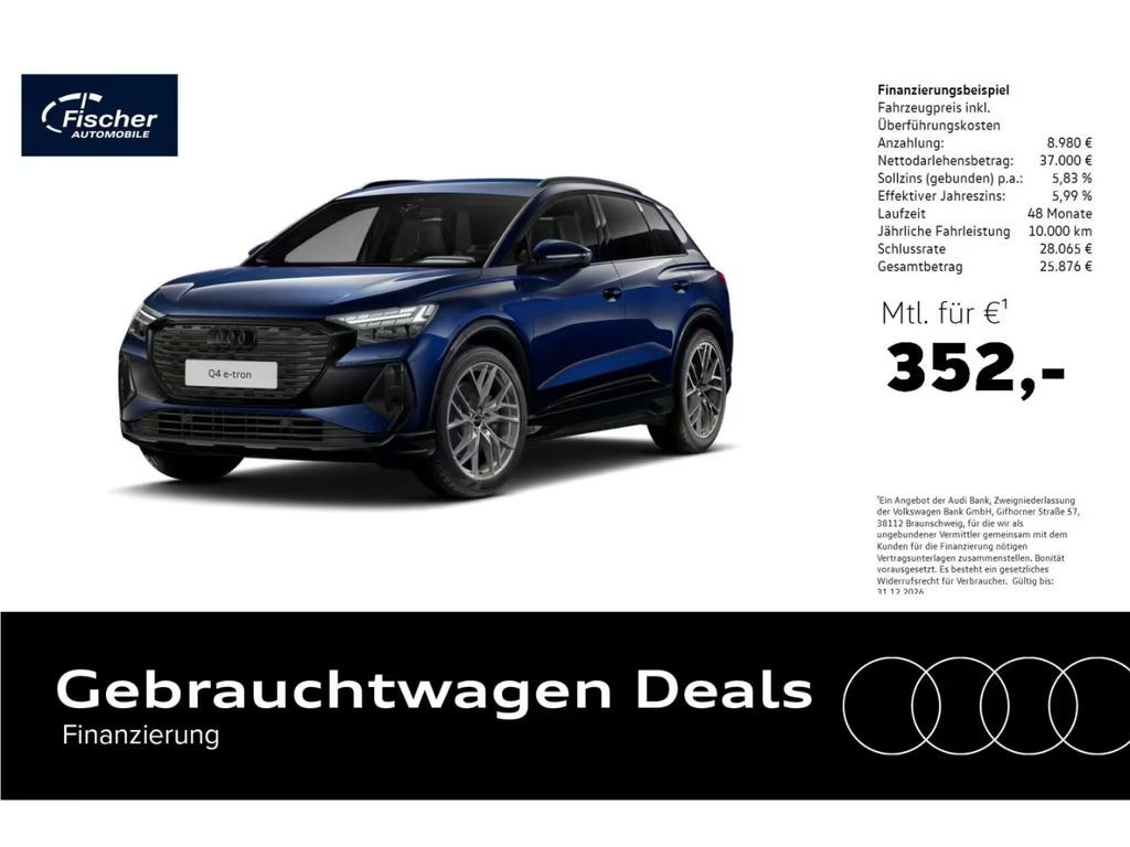 Audi Q4 e-tron 2024 Elektrisch