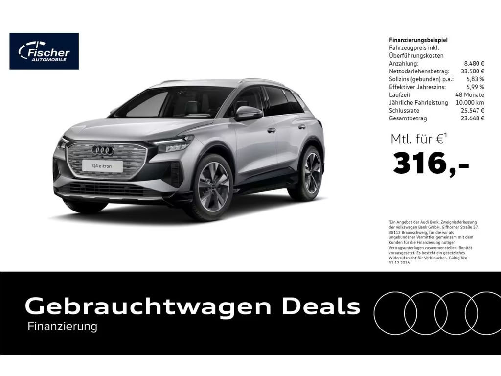 Audi Q4 e-tron 2024 Elektrisch