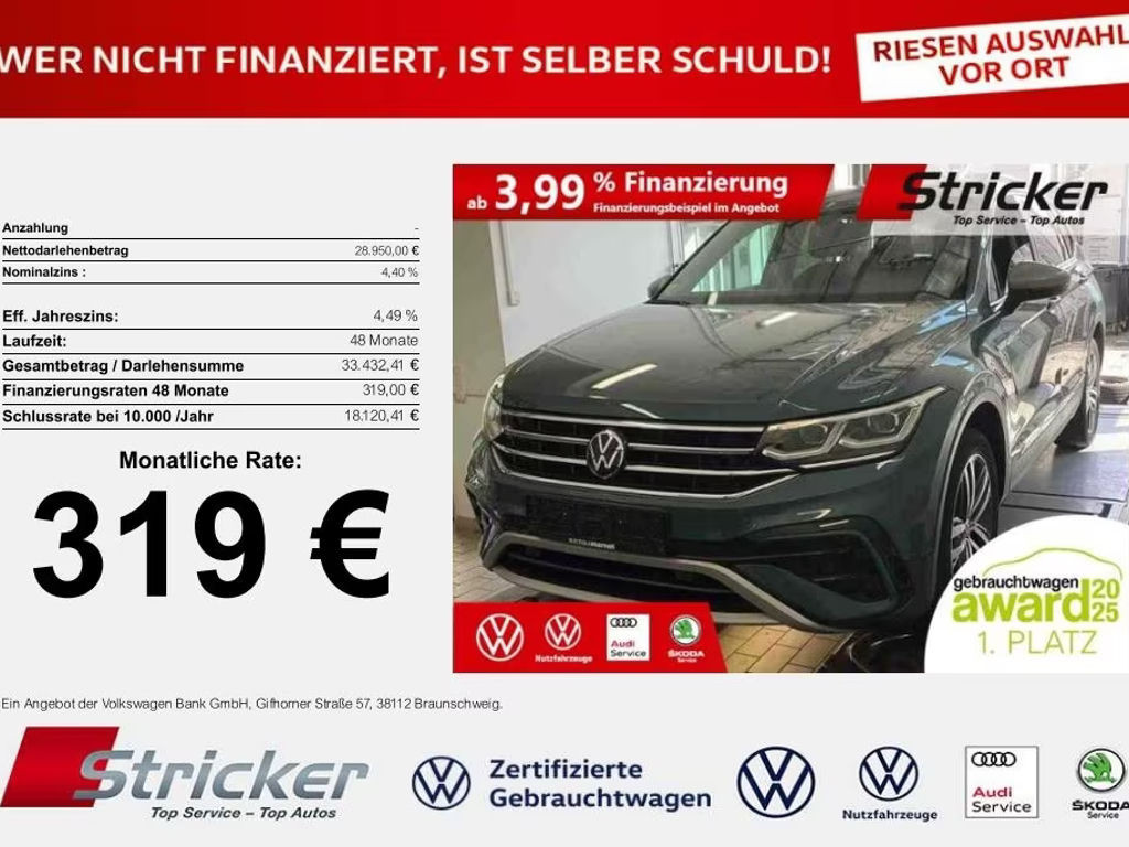Volkswagen Tiguan 2022 Benzine
