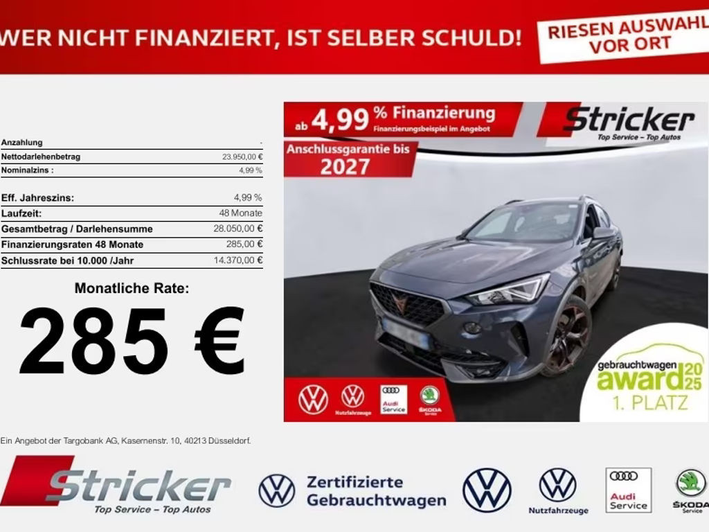 Cupra Formentor 2023 Hybride Benzine
