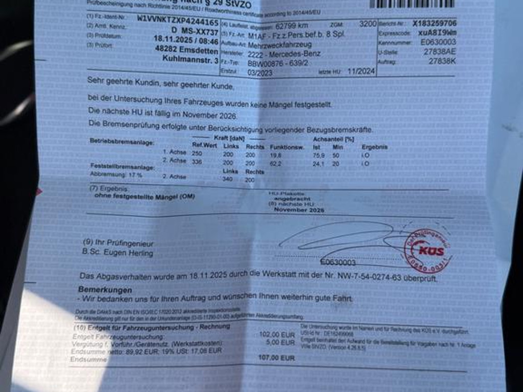 Mercedes-Benz V-Klasse