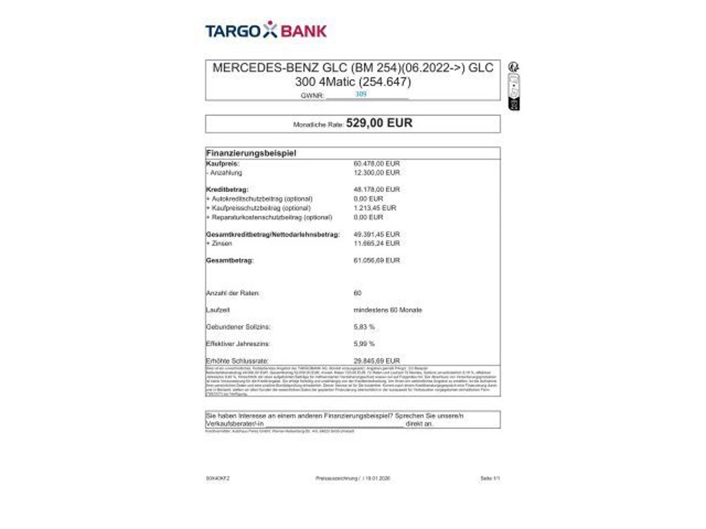 Mercedes-Benz GLC-Klasse