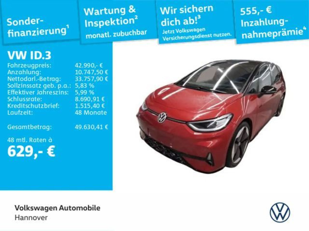 Volkswagen ID.3 2025 Elektrisch