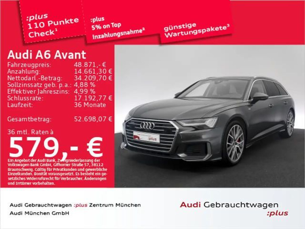 Audi A6 2023 Hybride Benzine