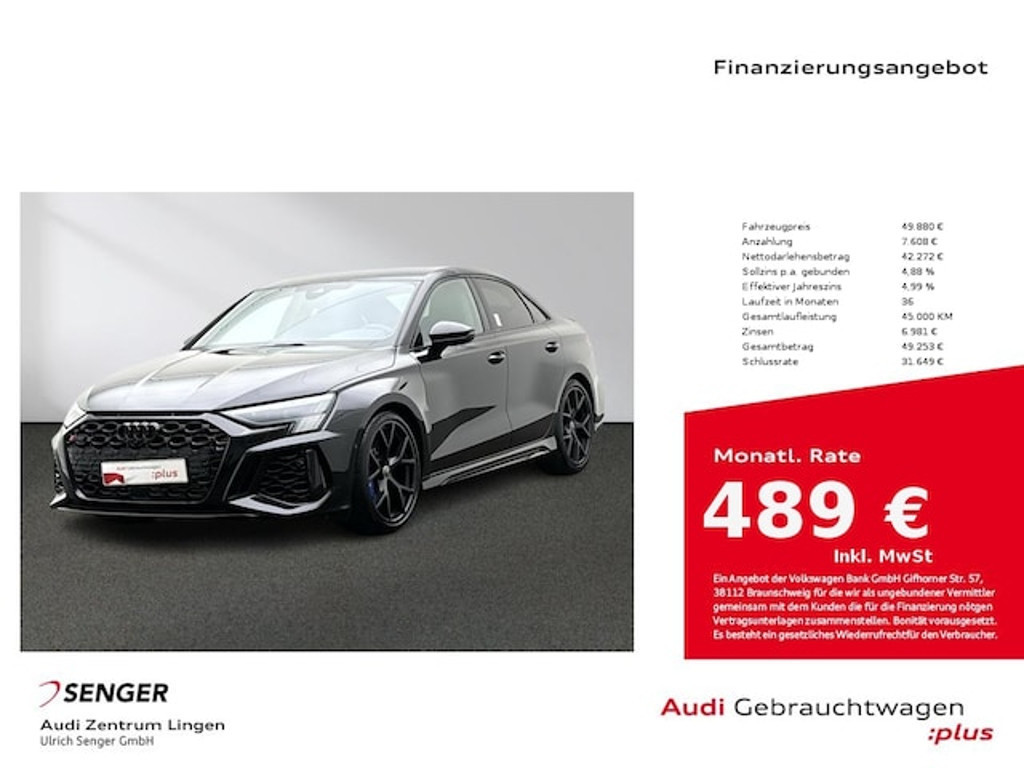 Audi RS3 2023 Benzine