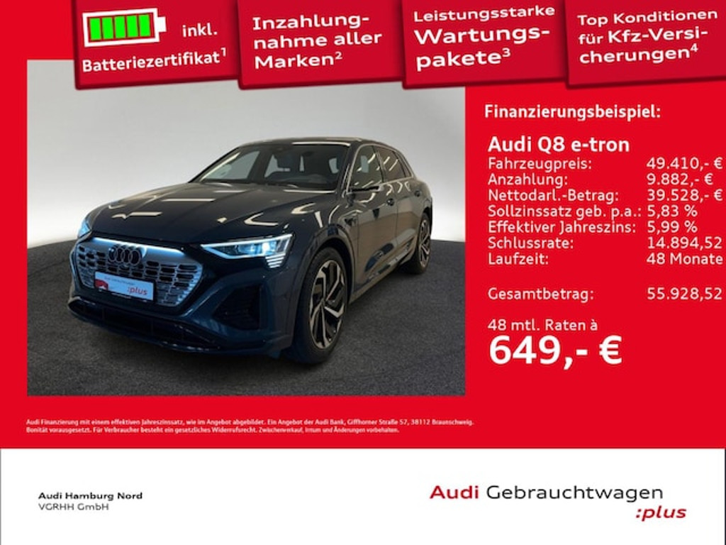 Audi Q8 e-tron 2023 Elektrisch