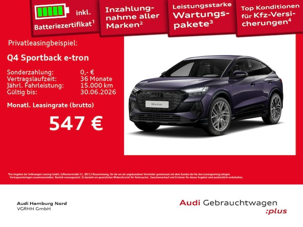 Audi Q4 e-tron 2025 Elektrisch