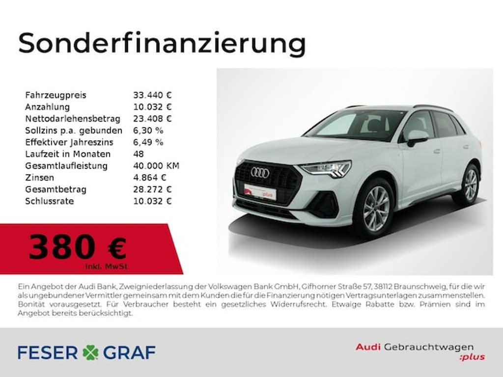 Audi Q3 2024 Benzine
