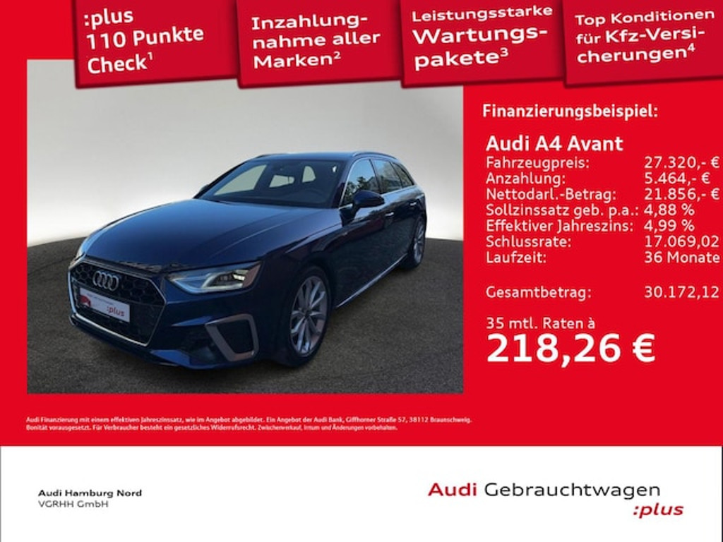 Audi A4 2022 Benzine