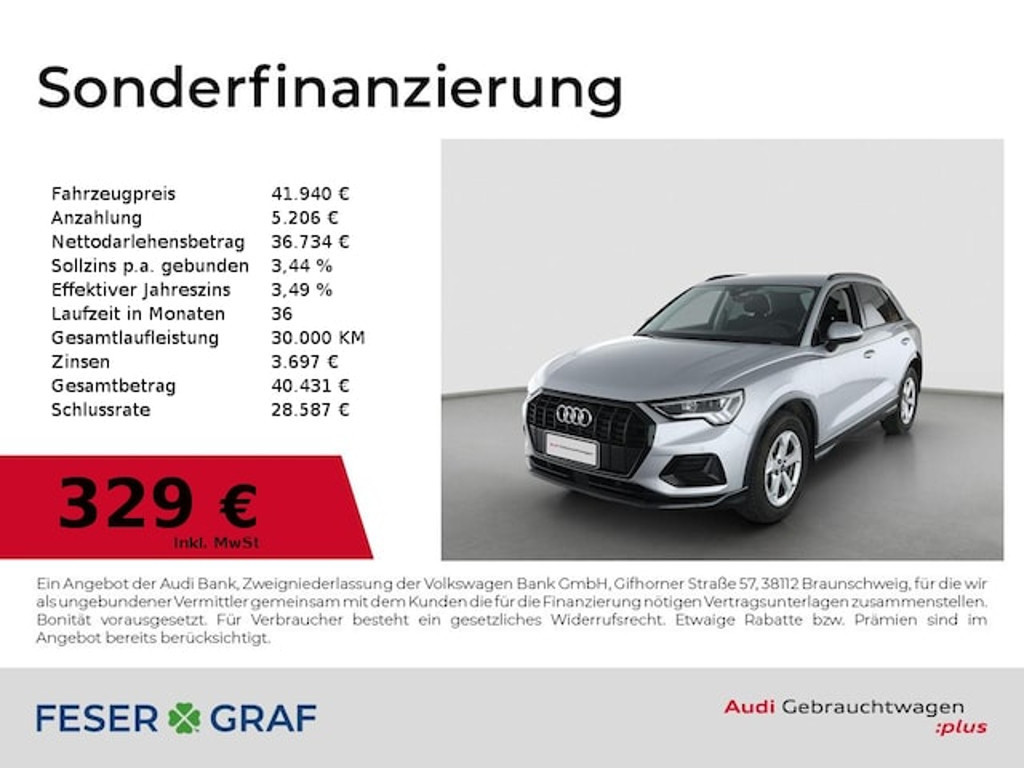 Audi Q3 2025 Benzine