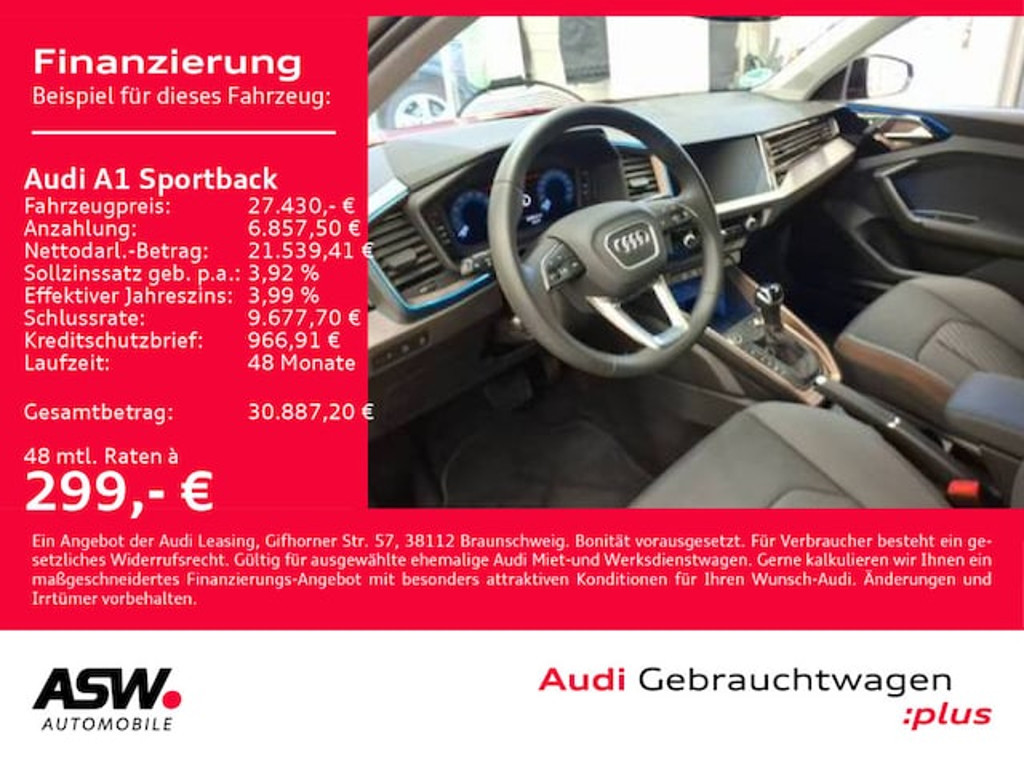 Audi A1 2025 Benzine