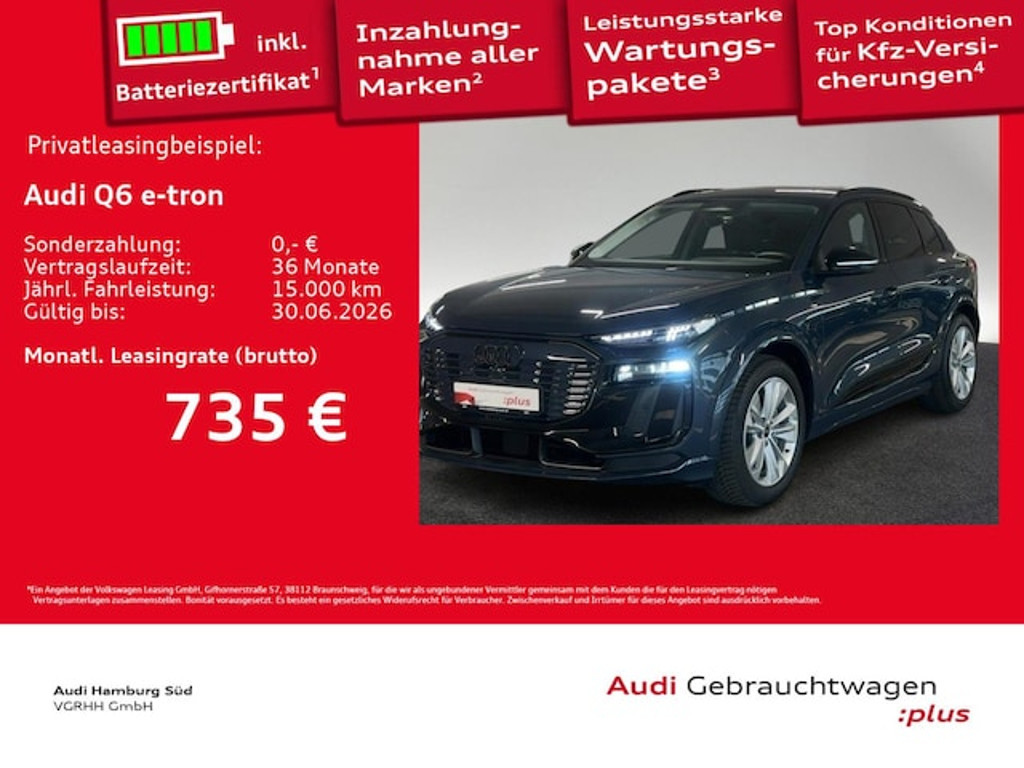 Audi Q6 e-tron 2025 Elektrisch