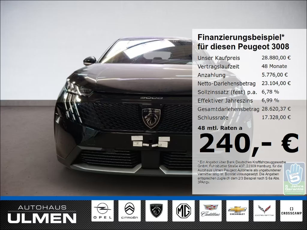 Peugeot 3008 2025 Benzine