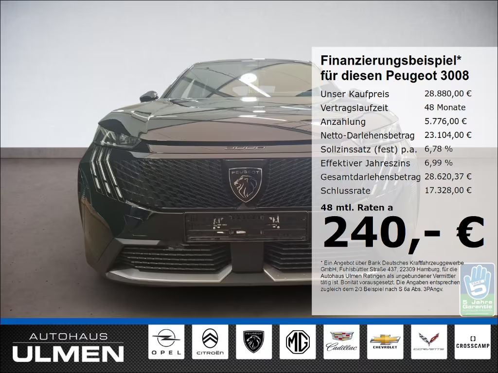 Peugeot 3008 2025 Benzine