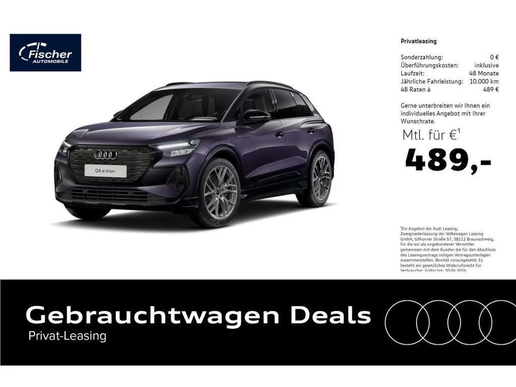 Audi Q4 e-tron 2025 Elektrisch
